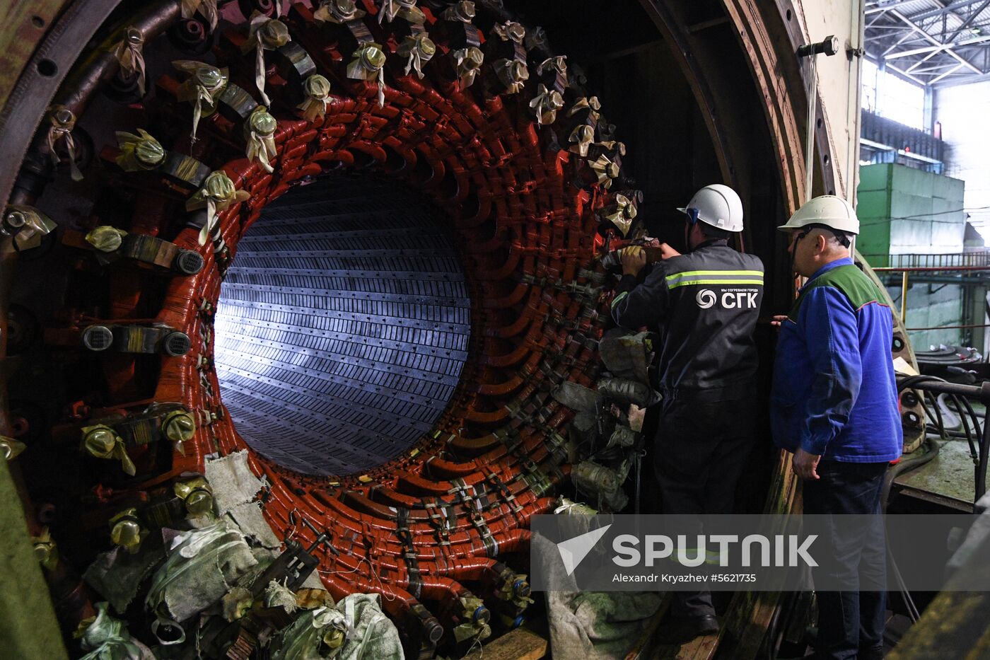 TPP-5 power plant in Novosibirsk