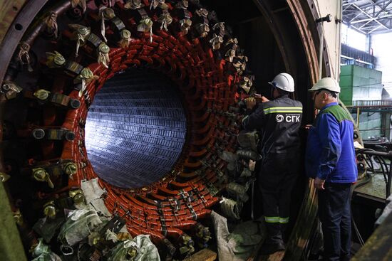 TPP-5 power plant in Novosibirsk