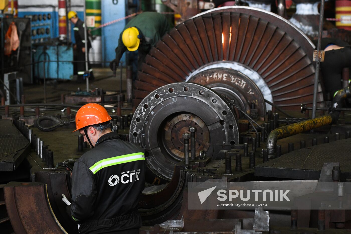 TPP-5 power plant in Novosibirsk