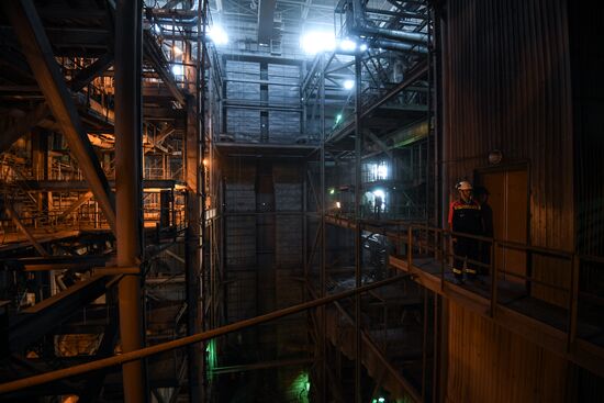 TPP-5 power plant in Novosibirsk