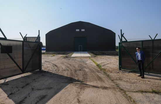 Crash site of Polish Tu-154 plane in Smolensk