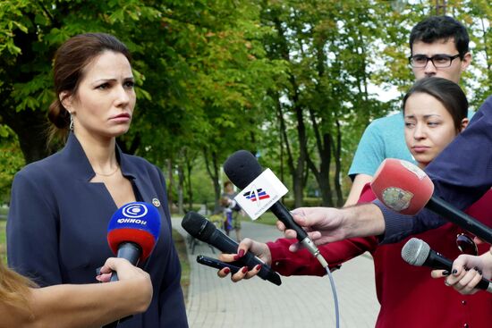 Commemorative event for children in Donetsk