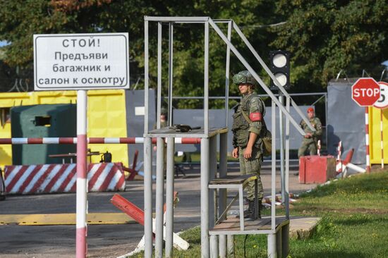 Crash site of Polish Tu-154 plane in Smolensk