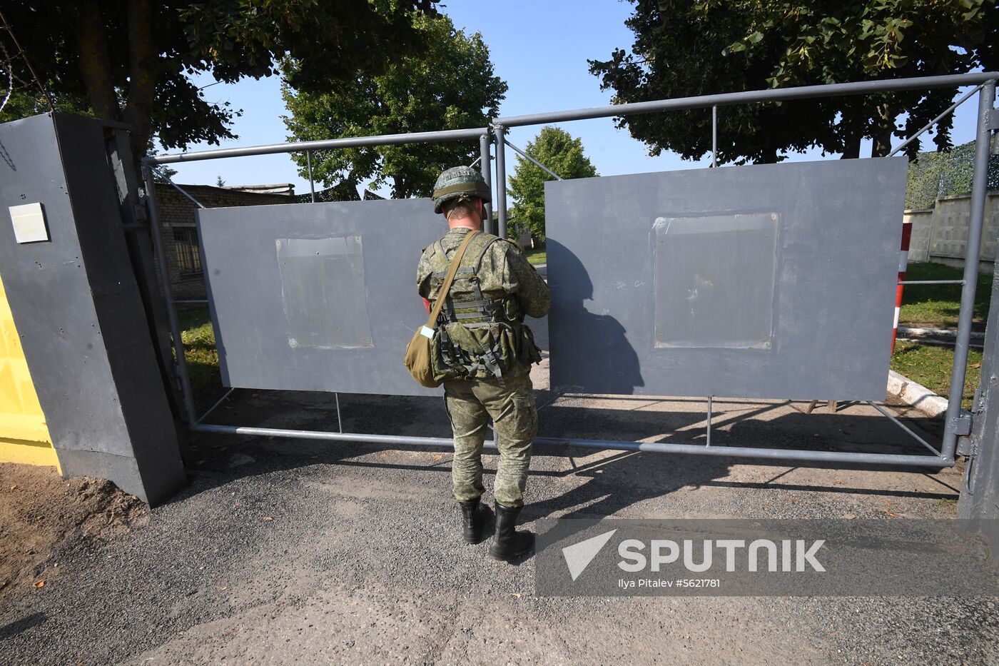 Crash site of Polish Tu-154 plane in Smolensk