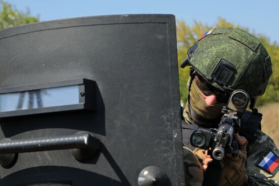 Training of Special Purpose Police Unit of Belgorod Region's National Guard