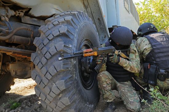 Training of Special Purpose Police Unit of Belgorod Region's National Guard