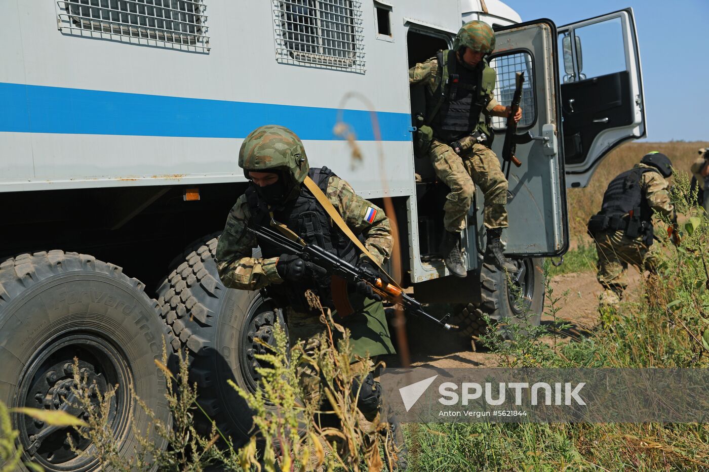 Training of Special Purpose Police Unit of Belgorod Region's National Guard