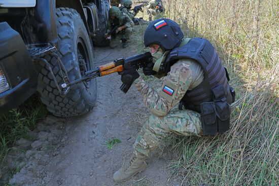 Training of Special Purpose Police Unit of Belgorod Region's National Guard