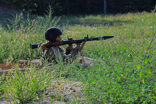 Training of Special Purpose Police Unit of Belgorod Region's National Guard
