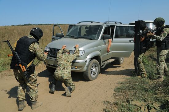 Training of Special Purpose Police Unit of Belgorod Region's National Guard