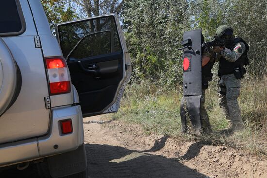 Training of Special Purpose Police Unit of Belgorod Region's National Guard