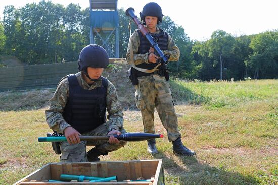 Training of Special Purpose Police Unit of Belgorod Region's National Guard