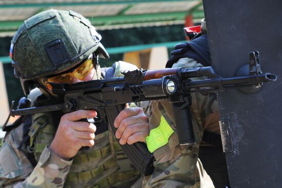 Training of Special Purpose Police Unit of Belgorod Region's National Guard
