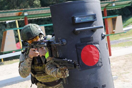 Training of Special Purpose Police Unit of Belgorod Region's National Guard