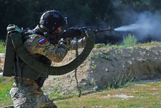 Training of Special Purpose Police Unit of Belgorod Region's National Guard