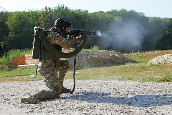 Training of Special Purpose Police Unit of Belgorod Region's National Guard