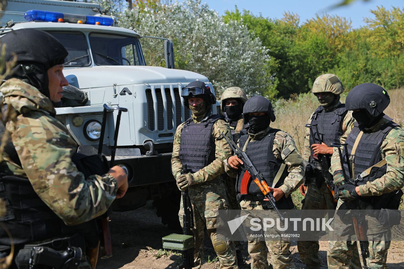 Training of Special Purpose Police Unit of Belgorod Region's National Guard