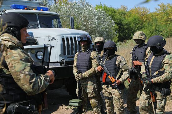 Training of Special Purpose Police Unit of Belgorod Region's National Guard