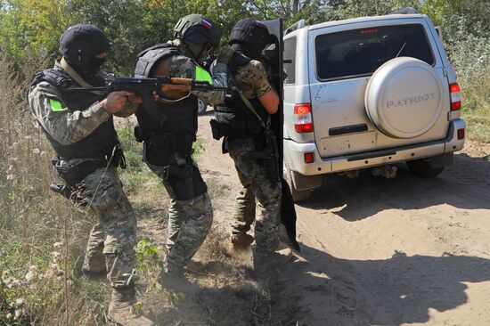 Training of Special Purpose Police Unit of Belgorod Region's National Guard