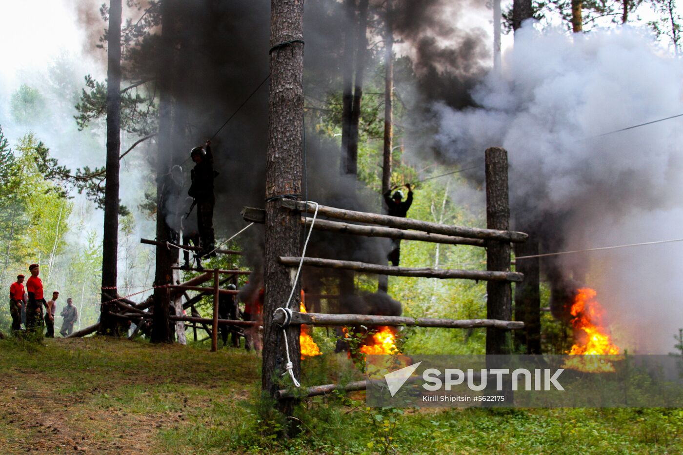 Qualification tests for earning right to wear crimson beret in Irkutsk
