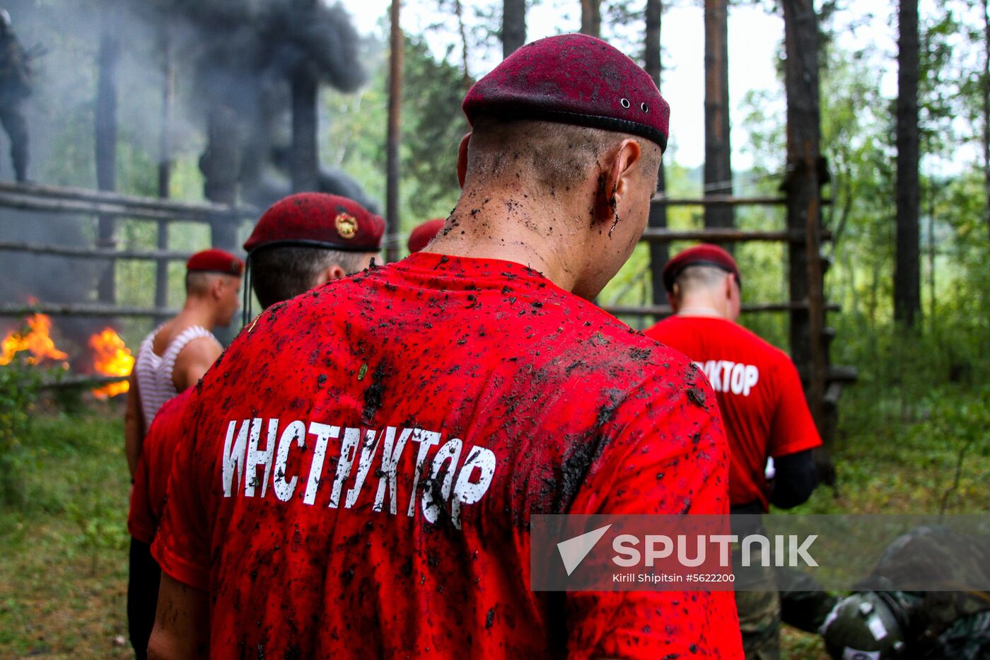 Qualification tests for earning right to wear crimson beret in Irkutsk
