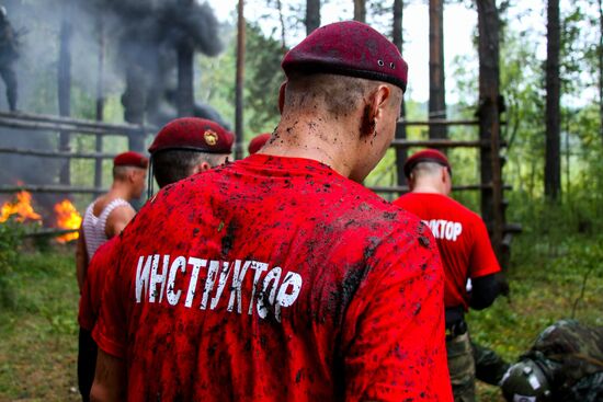 Qualification tests for earning right to wear crimson beret in Irkutsk