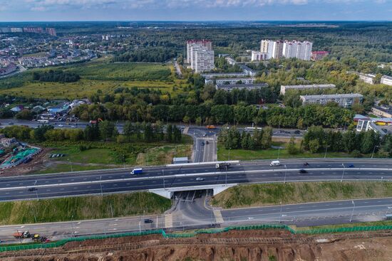 Construction of transport infrastructure facilities in New Moscow