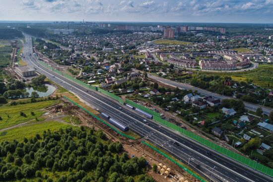 Construction of transport infrastructure facilities in New Moscow