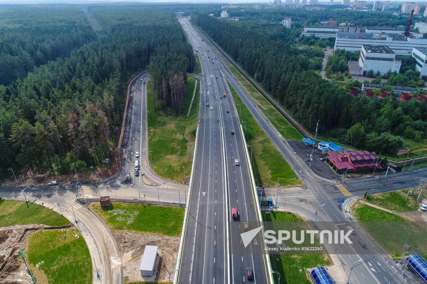 Construction of transport infrastructure facilities in New Moscow