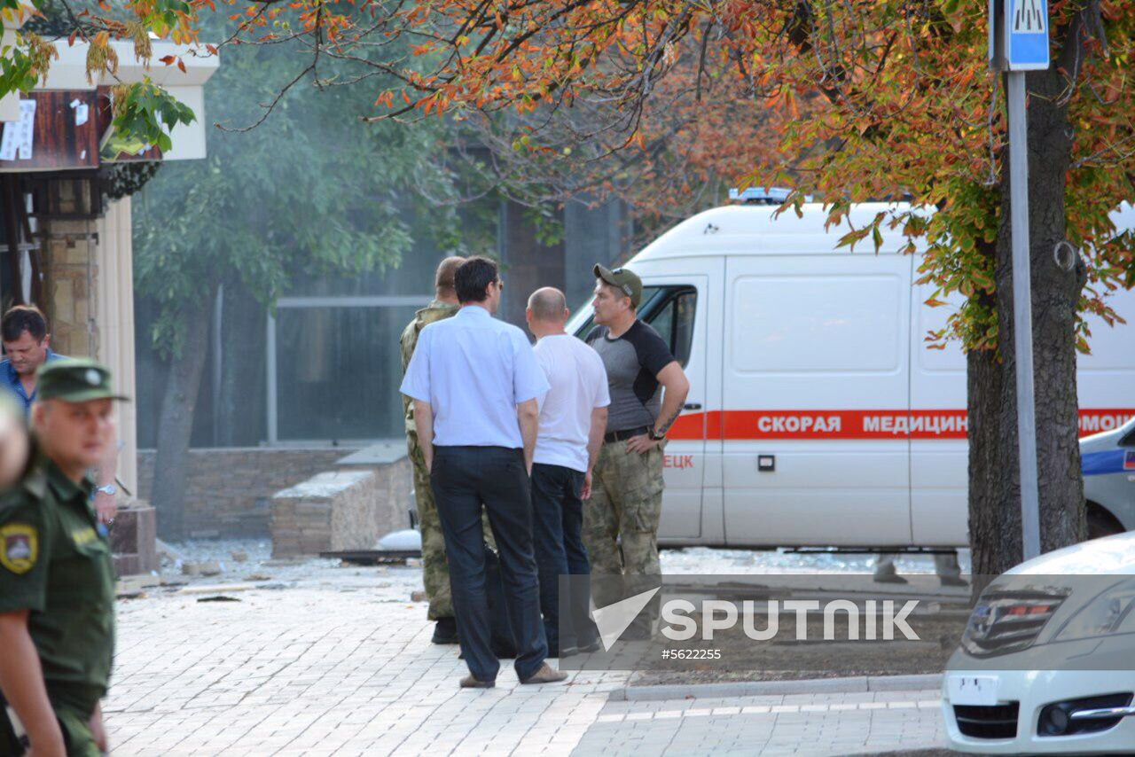 Head of Donetsk People's Republic Alexander Zakharchenko killed in terrorist attack