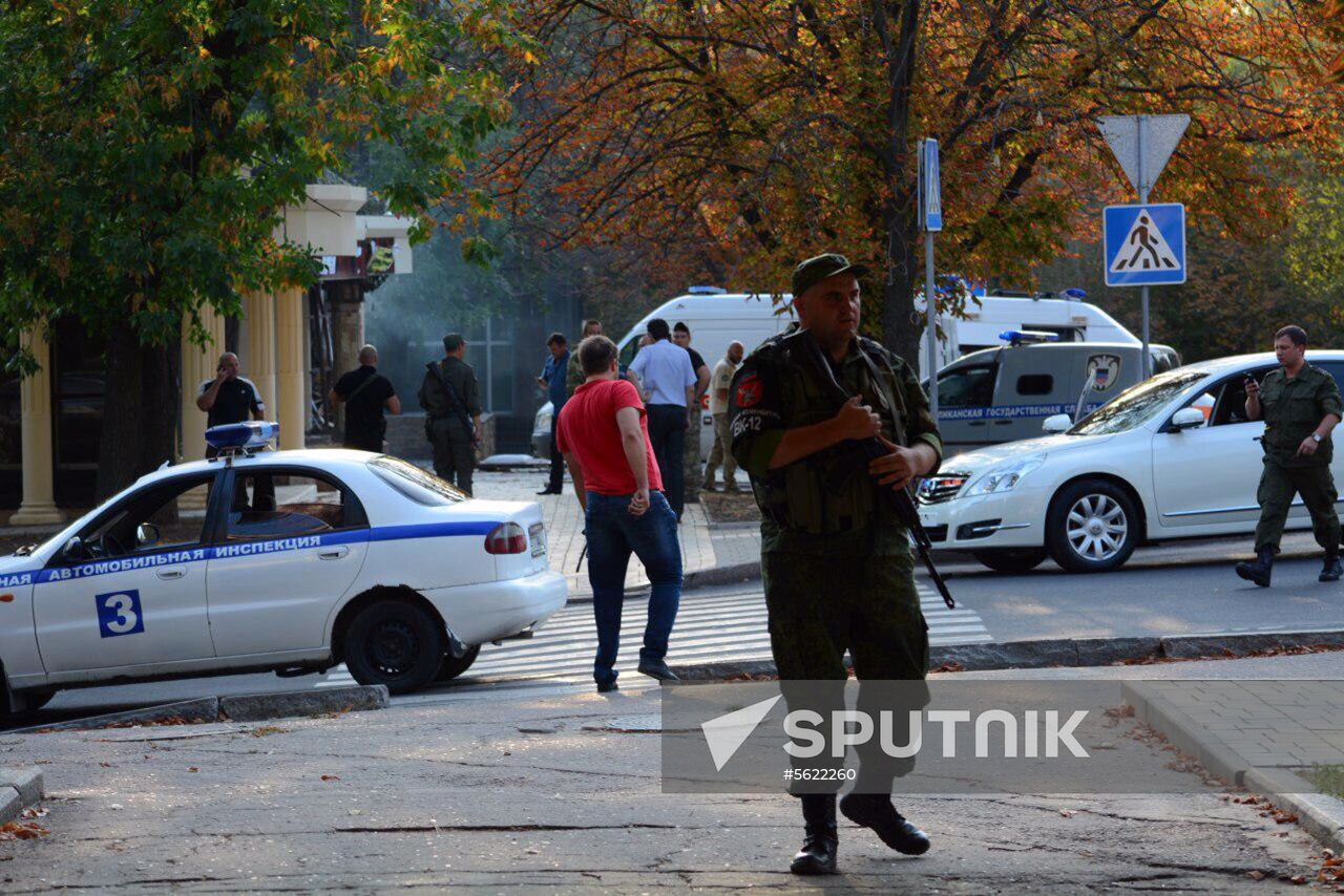 Head of Donetsk People's Republic Alexander Zakharchenko killed in terrorist attack