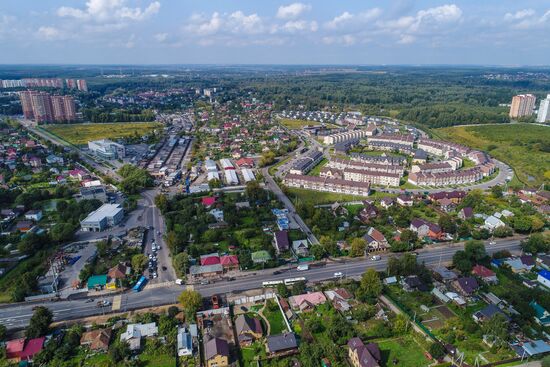 Construction of transport infrastructure facilities in New Moscow