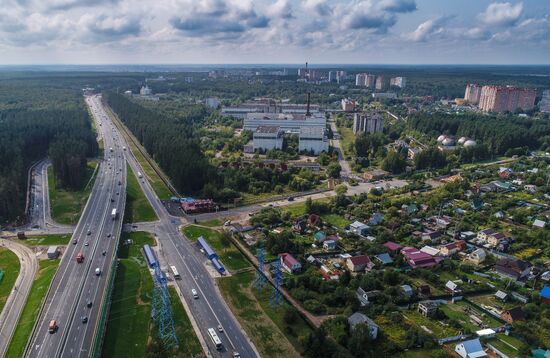 Construction of transport infrastructure facilities in New Moscow