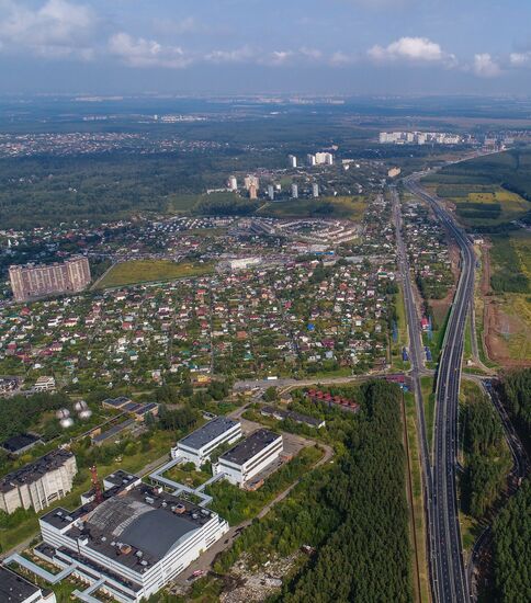 Construction of transport infrastructure facilities in New Moscow