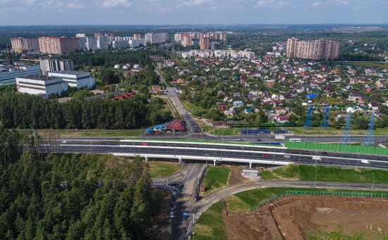 Construction of transport infrastructure facilities in New Moscow