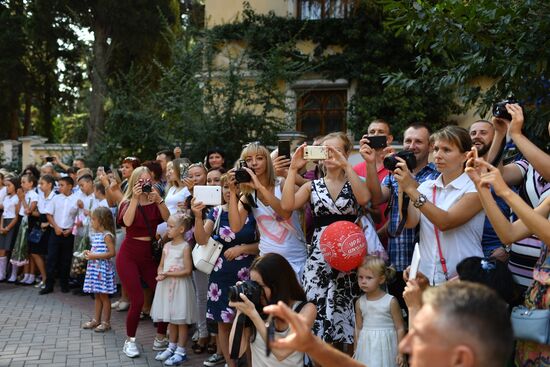 School year begins across Russia