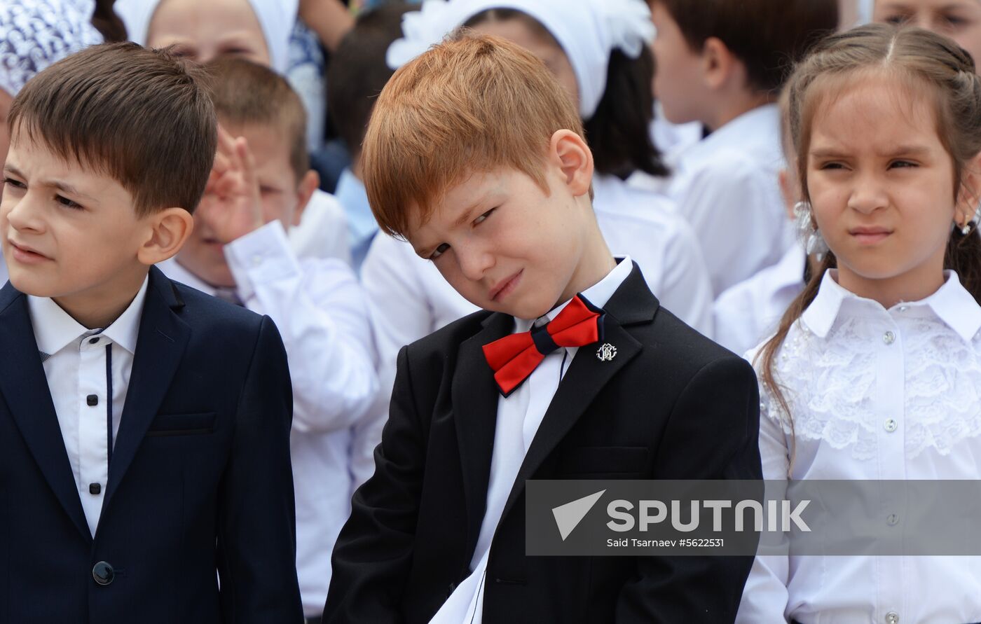 School year begins across Russia