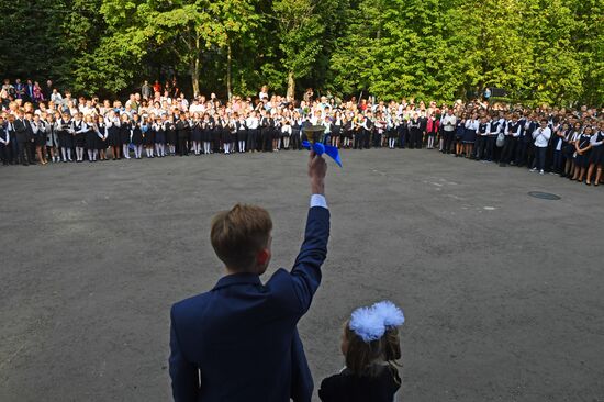 School year begins across Russia