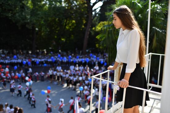 School year begins across Russia