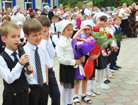 School year begins across Russia