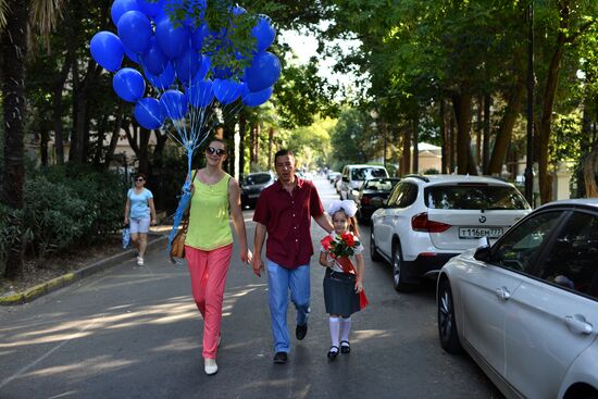 School year begins across Russia