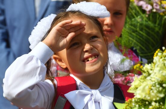 School year begins across Russia