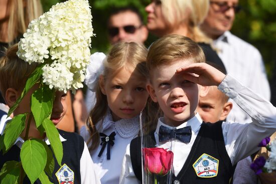 School year begins across Russia