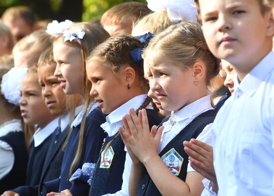 School year begins across Russia