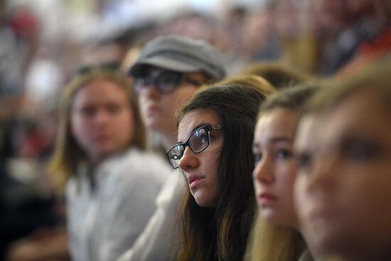 Freshman Day at Lomonosov Moscow State University
