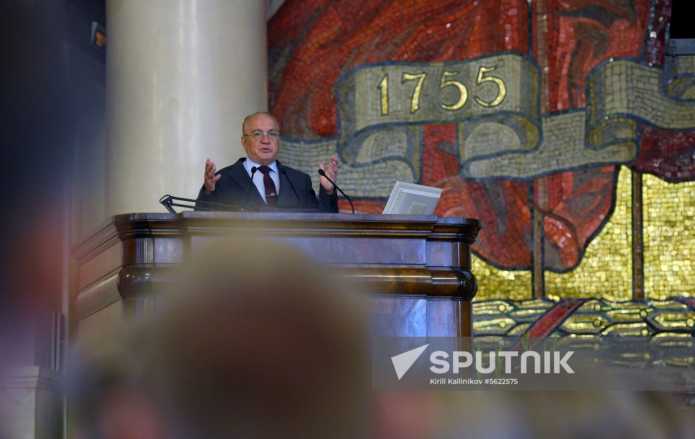 Freshman Day at Lomonosov Moscow State University