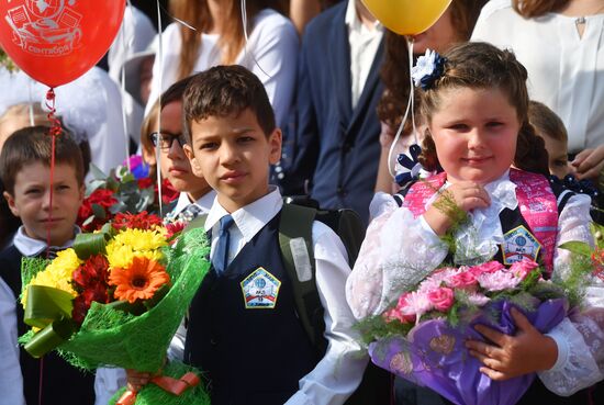 School year begins across Russia