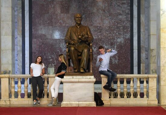 Freshman Day at Lomonosov Moscow State University