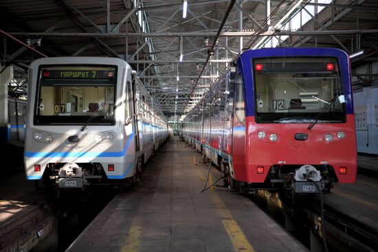 Launch of Moscow Mayors themed train