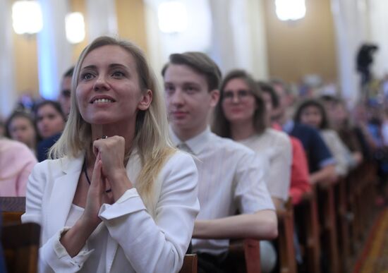 Freshman Day at Lomonosov Moscow State University